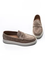 Mocasini Barbati din piele naturala 25859 APRICOT | FRANCO GERARDO