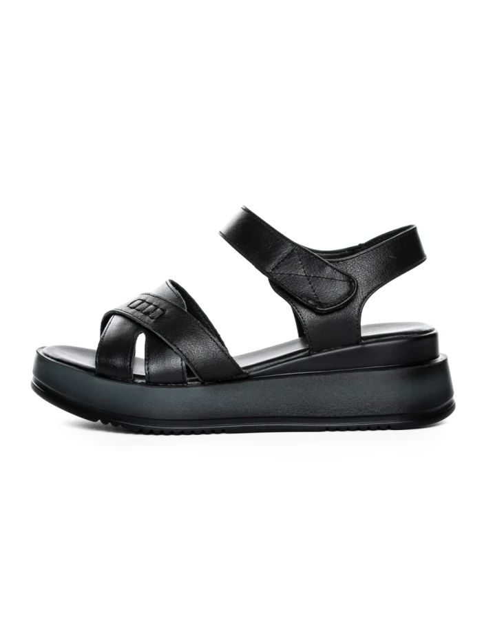 Sandale Dama din piele naturala 2569 BLACK | ADVANCER