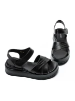 Sandale Dama din piele naturala 2569 BLACK | ADVANCER