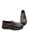 Pantofi Casual Barbati din piele naturala 93701 BROWN | ADVANCER