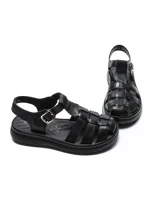 Sandale Dama din piele naturala 1956723 BLACK | ADVANCER