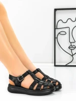 Sandale Dama din piele naturala 1956723 BLACK | ADVANCER