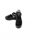 Sandale Dama din piele naturala 25069 BLACK | ADVANCER