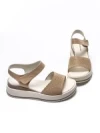 Sandale Dama din piele naturala 25069 APRICOT | ADVANCER