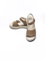 Sandale Dama din piele naturala 25069 APRICOT | ADVANCER