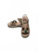 Sandale Dama din piele naturala 251077 APRICOT-ORANGE | ADVANCER