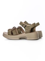 Sandale Dama din piele naturala 251077 GREEN-BROWN | ADVANCER