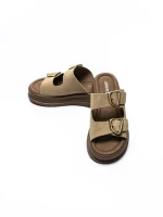 Papuci Dama din piele naturala P333-3 APRICOT | ADVANCER