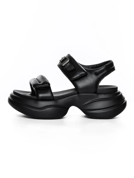 Sandale Dama din piele naturala 6818-1 BLACK | ADVANCER