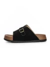 Papuci Dama din piele naturala 2559 BLACK | ADVANCER