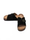 Papuci Dama din piele naturala 2559 BLACK | ADVANCER