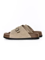Papuci Dama din piele naturala 2559 APRICOT | ADVANCER