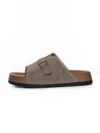 Papuci Dama din piele naturala 2559 GREY | ADVANCER