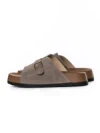 Papuci Dama din piele naturala 2559 GREY | ADVANCER
