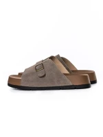 Papuci Dama din piele naturala 2559 GREY | ADVANCER