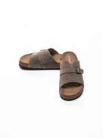 Papuci Dama din piele naturala 2559 GREY | ADVANCER