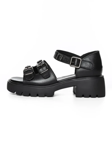 Sandale Dama din piele naturala 10672 BLACK | ADVANCER