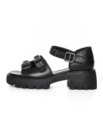 Sandale Dama din piele naturala 10672 BLACK | ADVANCER