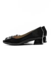 Pantofi cu toc din piele naturala 1011-1062 BLACK | FORMAZIONE
