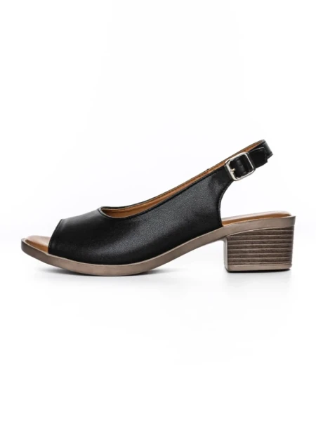 Sandale Dama din piele naturala 352-1 BLACK | ADVANCER