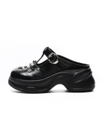 Papuci Dama din piele naturala TP3099-1 BLACK | ADVANCER