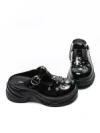 Papuci Dama din piele naturala TP3099-1 BLACK | ADVANCER