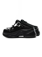 Papuci Dama din piele naturala TP3099-1 BLACK | ADVANCER