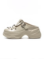 Papuci Dama din piele naturala TP3099-1 CREAM | ADVANCER