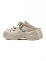 Papuci Dama din piele naturala TP3099-1 CREAM | ADVANCER