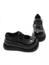 Pantofi Casual Dama din piele naturala 58588 BLACK | ADVANCER