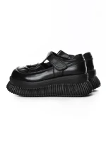 Pantofi Casual Dama din piele naturala 58588 BLACK | ADVANCER