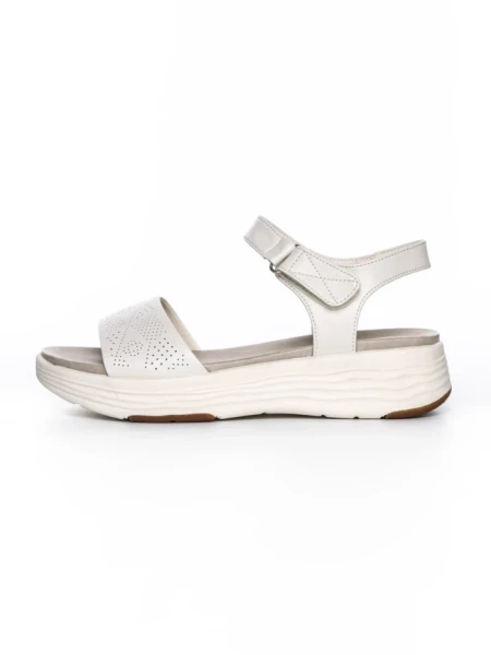 Sandale Dama din piele naturala 037 CREAM | ADVANCER