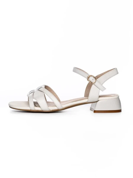 Sandale Dama din piele naturala 105 CREAM | ADVANCER