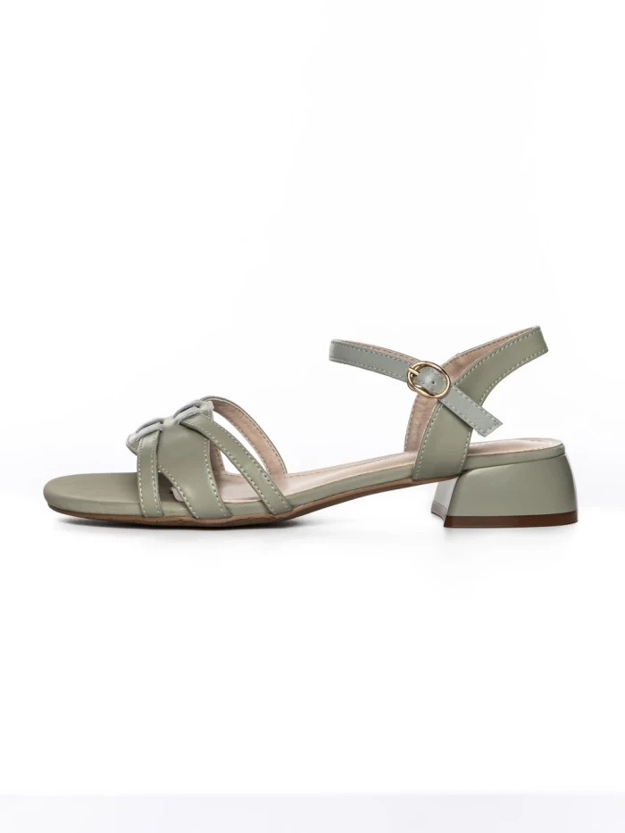 Sandale Dama din piele naturala 105 GREEN | ADVANCER