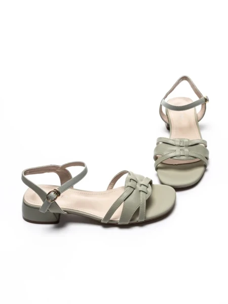 Sandale Dama din piele naturala 105 GREEN | ADVANCER