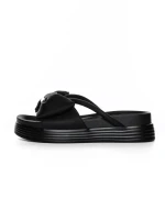 Papuci Dama din piele naturala TP637-1 BLACK | FORMAZIONE