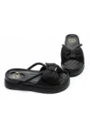 Papuci Dama din piele naturala TP637-1 BLACK | FORMAZIONE