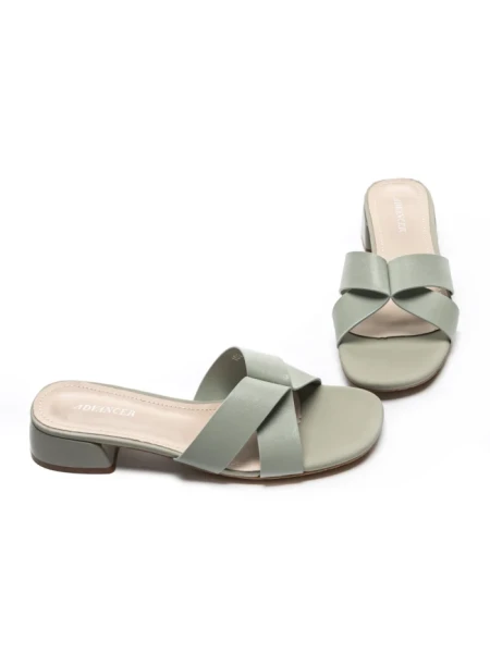 Sandale Dama din piele naturala 103 GREEN | ADVANCER