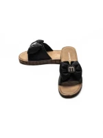 Papuci Dama din piele naturala 28118 BLACK | ADVANCER