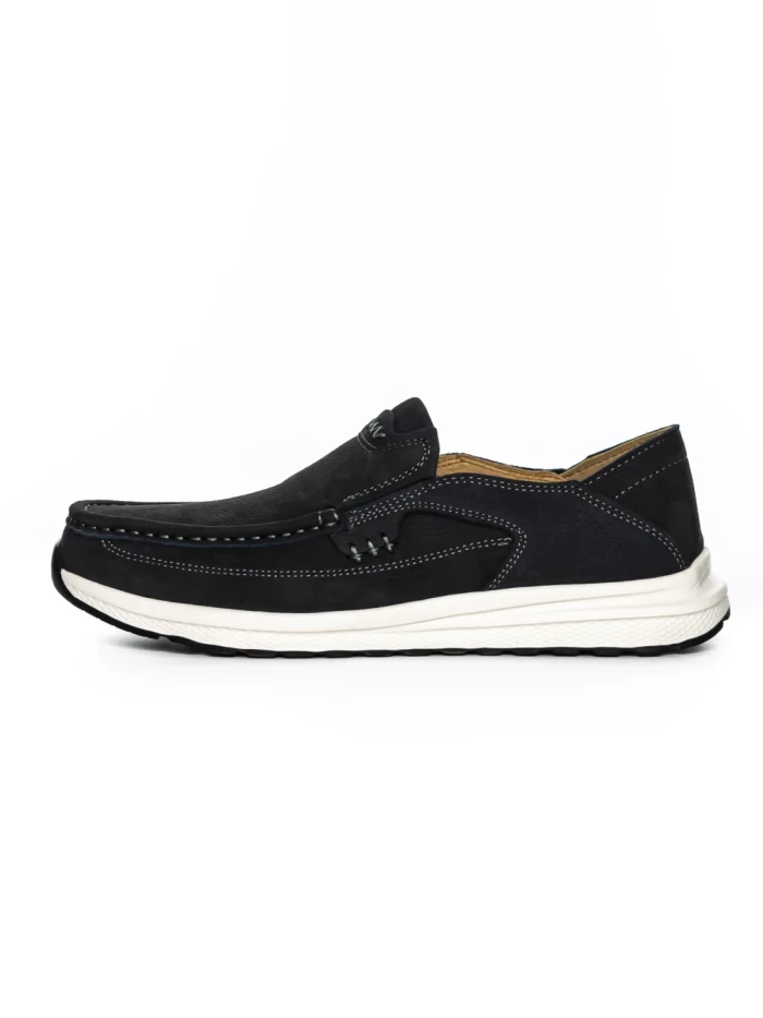 Mocasini Barbati din piele naturala 888 BLUE | ADVANCER