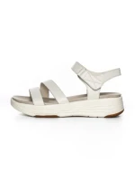 Sandale Dama din piele naturala 032 CREAM | ADVANCER