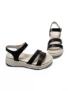 Sandale Dama din piele naturala 032 BLACK | ADVANCER