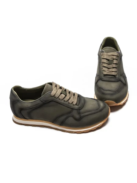 Pantofi Casual Barbati din piele naturala 3-1066-12 GREEN | ADVANCER