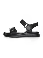 Sandale Dama din piele naturala 1028 BLACK | ADVANCER