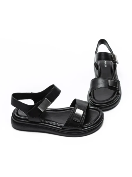 Sandale Dama din piele naturala 1028 BLACK | ADVANCER