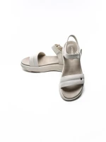 Sandale Dama din piele naturala 036 CREAM | ADVANCER