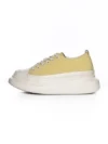 Pantofi Sport Dama din piele naturala 227802 LIGHT YELLOW | ADVANCER