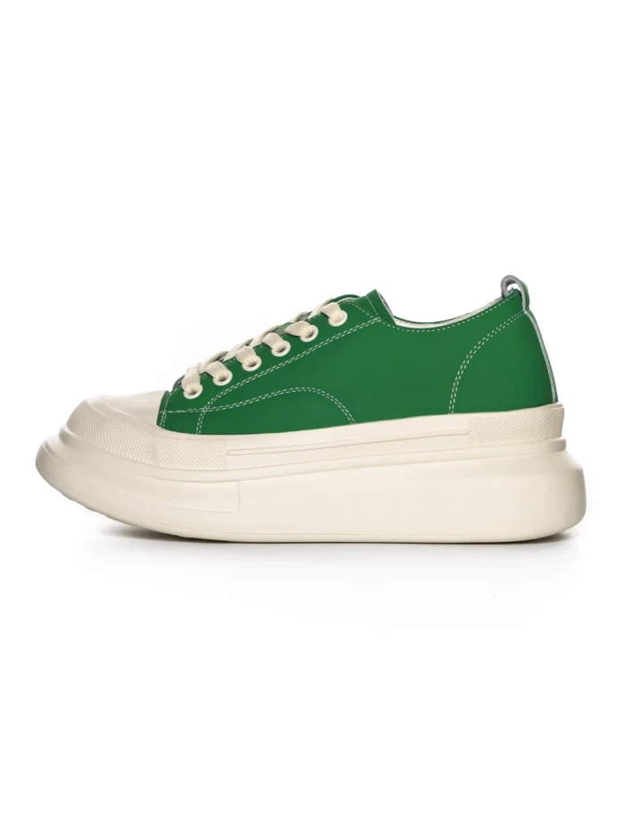 Pantofi Sport Dama din piele naturala 227802 GREEN | ADVANCER