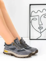 Pantofi Casual Dama din piele naturala K22112 GREY | BERLINER