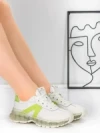 Pantofi Sport Dama din piele naturala 2382-3 GREEN | FRANCO GERARDO